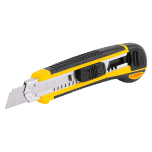 Estilete Profissional Emborrachado Com Trava 18mm