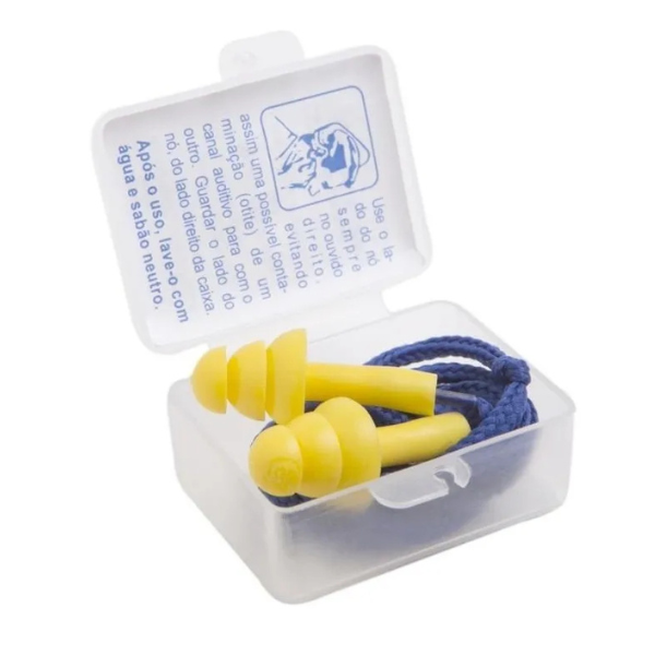 Protetor Auricular Tipo Plug Copolímero C/ Cordão - Imagem 3